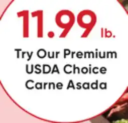 Stater Bros Our Premium Choice USDA Carne Asada offer