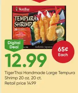 Stater Bros TigerThai Handmade Large Tempura Shrimp offer