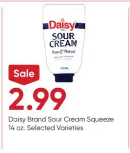 Stater Bros Daisy Brand Sour Cream Squeeze offer