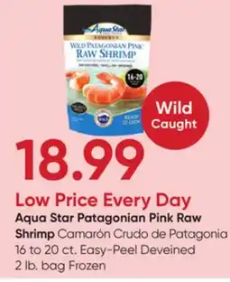 Stater Bros Aqua Star Patagonian Pink Raw Shrimp offer