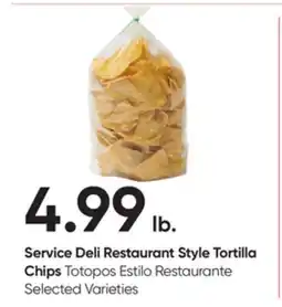 Stater Bros Service Deli Restaurant Style Tortilla Chips offer