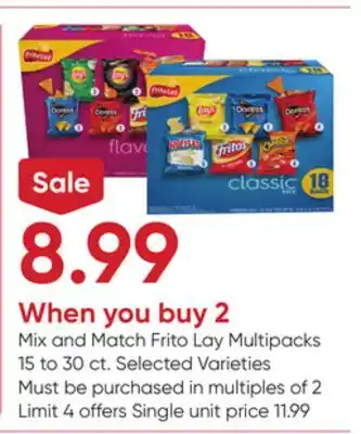 Stater Bros Frito Lay Multipacks offer