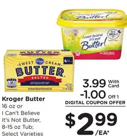 Ralphs Kroger Butter offer