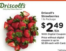 Ralphs Driscoll's Strawberries offer
