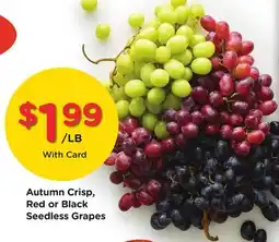 Ralphs Autumn Crisp, Red or Black Seedless Grapes offer