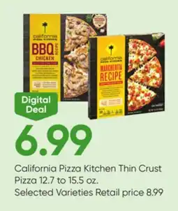 Stater Bros California Pizza Kitchen Thin Crust Pizza offer