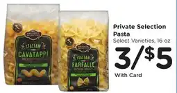 Ralphs Private Selection Pasta offer