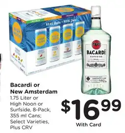 Ralphs Bacardi or New Amsterdam offer