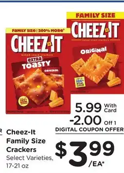 Ralphs Cheez-It Family Size Crackers offer