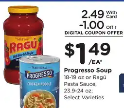 Ralphs Progresso Soup offer