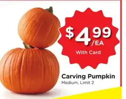 Ralphs Carving Pumpkin offer