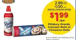 Ralphs Pillsbury Grands, Crescent Rolls or Cinnamon Rolls offer