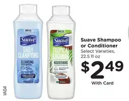 Ralphs Suave Shampoo or Conditioner offer