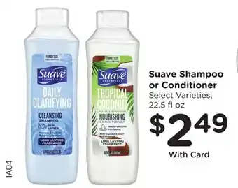Ralphs Suave Shampoo or Conditioner offer