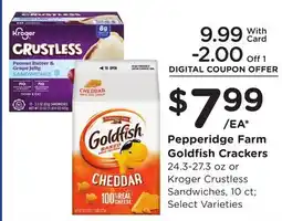 Ralphs Pepperidge Farm Goldfish Crackers offer