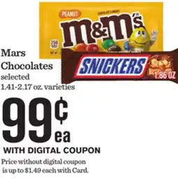 Mariano's Mars Chocolates offer