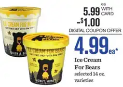 Mariano's Ice Cream For Bears offer