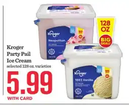 Mariano's Kroger Party Pail Ice Cream offer