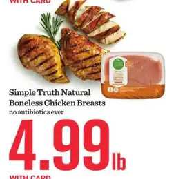 Mariano's Simple Truth Natural Boneless Chicken Breasts offer