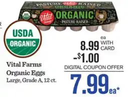 Mariano's Vital Farms Organic Eggs offer