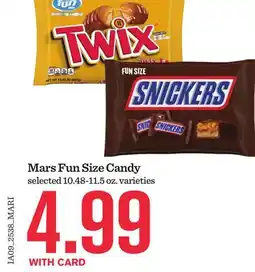 Mariano's Mars Fun Size Candy offer