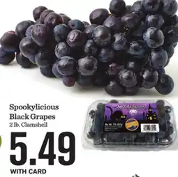 Mariano's Spookylicious Black Grapes offer