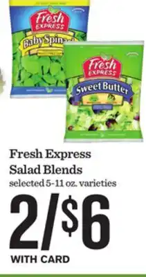 Mariano's Fresh Express Salad Blends offer