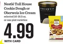 Mariano's Nestlé Toll House Cookie Dough or Oberweis Ice Cream offer