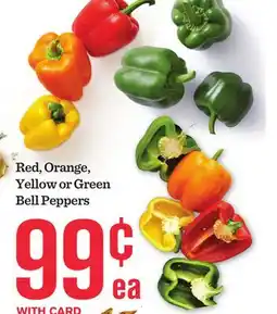 Mariano's Red, Orange, Yellow or Green Bell Peppers offer