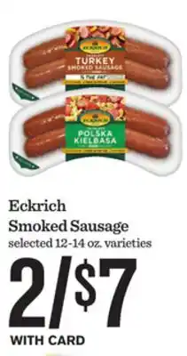 Mariano's Eckrich Smoked Sausage offer