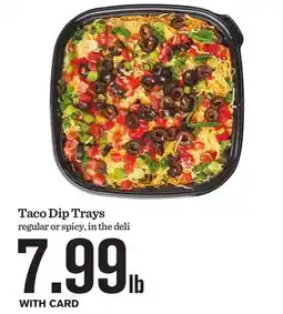 Mariano's Taco Dip Trays offer