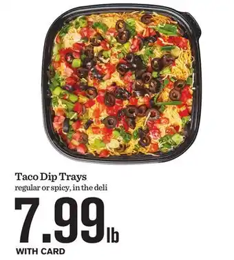 Mariano's Taco Dip Trays offer