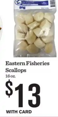 Mariano's Eastern Fisheries Scallops offer