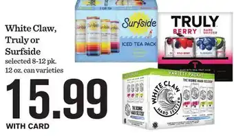 Mariano's White Claw, Truly or Surfside offer