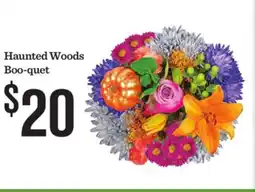 Mariano's Haunted Woods Boo-quet offer