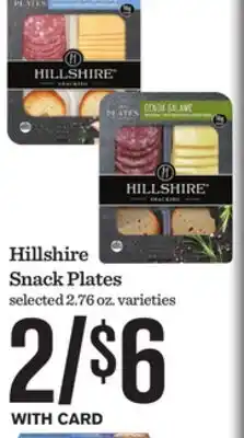 Mariano's Hillshire Snack Plates offer