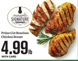 Mariano's Prime Cut Boneless Chicken Breast offer