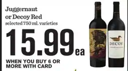 Mariano's Juggernaut or Decoy Red offer