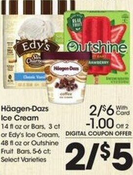 Kroger Häagen-Dazs Ice Cream offer
