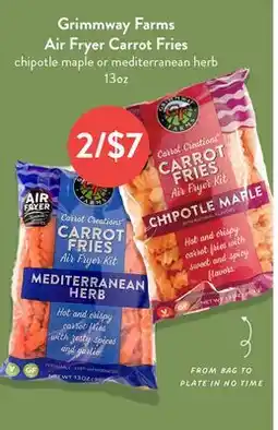 Fresh Thyme Grimmway Farms Air Fryer Carrot Fries offer