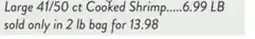Fresh Thyme Large 41/50 ct Cooked Shrimp offer