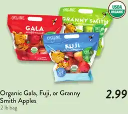 Fresh Thyme Organic Gala, Fuji, or Granny Smith Apples offer