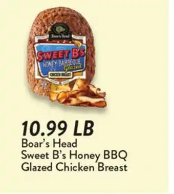 Fresh Thyme Boar's Head B's Honey BBQ Glazed Chicken Breast offer