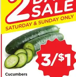 Food 4 Less Cucumbers offer