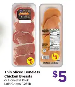Food 4 Less Kroger Thin Sliced Boneless Chicken Breasts offer