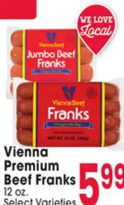 Jewel-Osco Vienna Premium Beef Franks offer