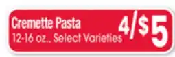 Jewel-Osco Cremette Pasta offer