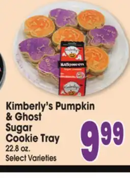 Jewel-Osco Kimberly's Pumpkin & Ghost Sugar Cookie Tray offer