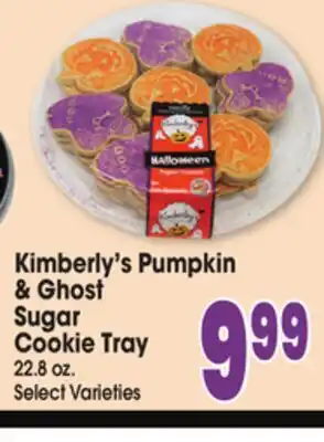 Jewel-Osco Kimberly's Pumpkin & Ghost Sugar Cookie Tray offer