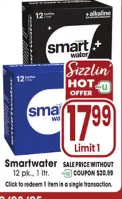 Jewel-Osco Smartwater offer